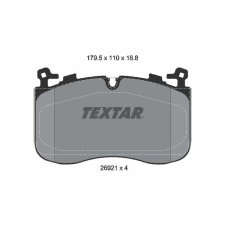 TEXTAR fékbetétkészlet, tárcsafék TEXTAR 2692101 autóalkatrész