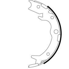 TEXTAR Fékpofakészlet, rögzítőfék TEXTAR 91062800 fékbetét