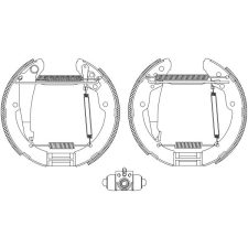TEXTAR fékpofakészlet TEXTAR 84052401 autóalkatrész