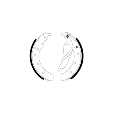 TEXTAR fékpofakészlet TEXTAR 91033500 autóalkatrész