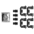 TEXTAR tartozékkészlet, tárcsafékbetét TEXTAR 82549200