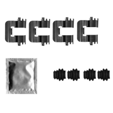 TEXTAR tartozékkészlet, tárcsafékbetét TEXTAR 82550100 autóalkatrész