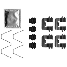 TEXTAR tartozékkészlet, tárcsafékbetét TEXTAR 82551600 autóalkatrész