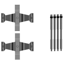 TEXTAR tartozékkészlet, tárcsafékbetét TEXTAR 82562500 autóalkatrész