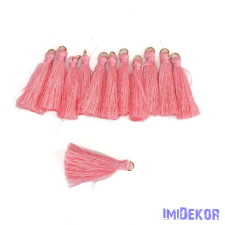  Textil bojt 4cm 12db/cs - Sötét Rózsaszín dekorációs kellék