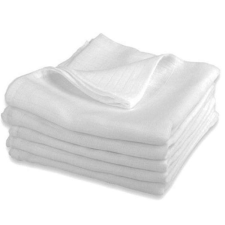 Textil pelenka 5db #fehér mosható pelenka