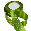  Textil szalag pöttyös moha zöld 38mmx22m