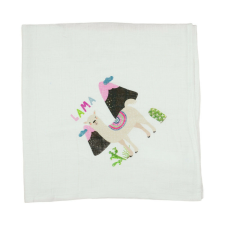  Textil tetra pelenka láma mintával 70x70 cm mosható pelenka