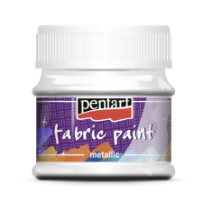  Textilfesték gyöngyház fehér 50ml | Pentart dekorációs kellék