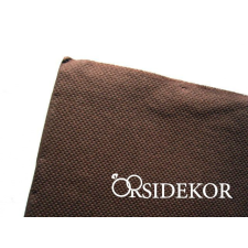  Textilhatású szalvéta, barna dekorációs kellék