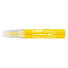  Textilmarker ICO T-Shirt 1-3 mm kerek flour sárga filctoll, marker