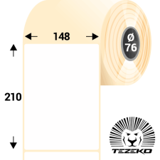 Tezeko 148 * 210 mm, öntapadós termál etikett címke (850 címke/tekercs) etikett