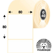 Tezeko 80 * 80 mm, öntapadós papír etikett címke (800 címke/tekercs) etikett
