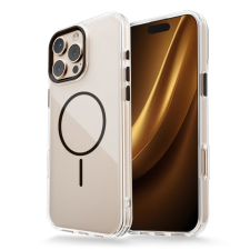 TFO Clear Thin MagSafe-kompatibilis tok iPhone 15 Pro - fekete-átlátszó tok és táska