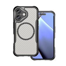 TFO Defender Carbon MagSafe-kompatibilis tok iPhone 16 - fekete tok és táska