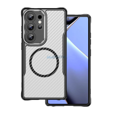 TFO Defender Carbon MagSafe-kompatibilis tok Samsung Galaxy S25 FE - fekete tok és táska