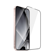 TFO Fémszegélyes edzett üveg fekete szegéllyel iPhone 13/13 Pro/14/16e mobiltelefon kellék