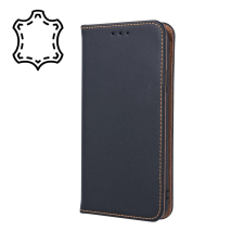 TFO Geniune Leather Smart Pro könyvtok iPhone 16 Pro - fekete tok és táska