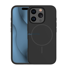 TFO Silicone Thin MagSafe-kompatibilis tok iPhone 17 Pro - fekete tok és táska