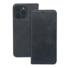 TFO Smart Suede könyvtok Samsung Galaxy S25 Ultra - fekete tok és táska