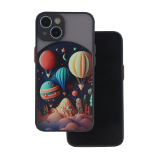 TFO Ultra Trendy tok iPhone 11 - fekete "Travel" mintás tok és táska