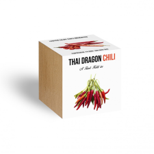  Thai Dragon chili növényem fa kockában konyhai eszköz