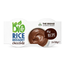 The Bridge The Bridge bio rizs desszert csokoládé 2x130g 260 g reform élelmiszer