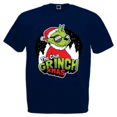  The chill grinch xmas - Karácsonyi Férfi Póló