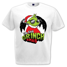 The chill grinch xmas - Karácsonyi Férfi Póló férfi póló