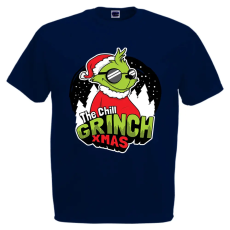  The chill grinch xmas - Karácsonyi Férfi Póló
