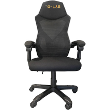 The G-Lab Gamer szék - KS RHODIUM A (fekete; állítható magasság; áll. kartámasz) forgószék