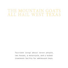  The Mountain Goats - All Hail West Texas (CD) alternatív