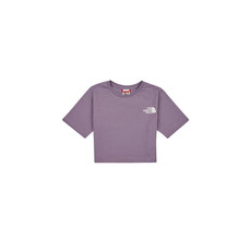 The North Face Rövid ujjú pólók Girls S/S Crop Simple Dome Tee Lila 6 Jahre