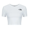The North Face Rövid ujjú pólók S/S Essential Cropped Slim Tee Fehér EU L
