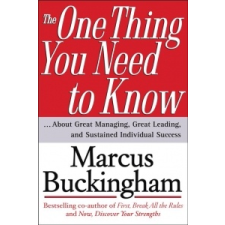  The One Thing You Need To Know – Marcus Buckingham idegen nyelvű könyv