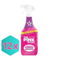 The Pink Stuff üveg és ablak tisztító spray 850ml KARTON - 12db tisztító- és takarítószer, higiénia