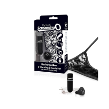 The Screaming O Screaming O MySecret - akkus, rádiós vibrációs tanga - fekete (S-L) vibrátorok