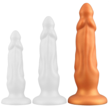 TheAssGasm Optimus puha szilikon anális dildó narancssárga 34 x 10 cm műpénisz, dildó