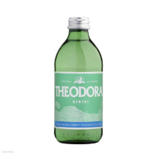 THEODORA Ásványvíz Theodora eldobható üveges 0,33L dús szénsavas üdítő, ásványviz, gyümölcslé