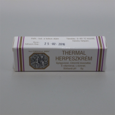  Thermál herpeszkrém 6 g gyógyhatású készítmény