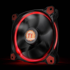 Thermaltake CL-F038-PL12RE-A Riing 12cm Cooler Black/Red LED hűtés