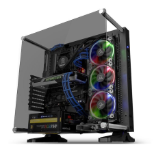 Thermaltake Core P3 Tempered Glass Black számítógép ház