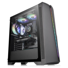 Thermaltake H350 Tempered Glass RGB Black számítógép ház