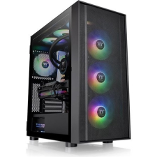  Thermaltake H570 TG ARGB táp nélküli ablakos Mid Tower számítógépház fekete számítógép ház