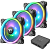 Thermaltake Riing Trio 12 RGB Radiator Fan TT Premium Edition (3-Fan Pack) rendszerhűtő ventilátor (CL-F072-PL12SW-A) - Ventilátor