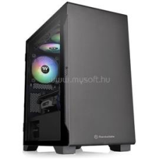 Thermaltake S100 TG fekete (táp nélküli) ablakos mATX ház (CA-1Q9-00S1WN-00) számítógép ház