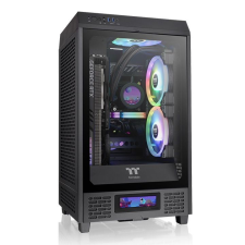 Thermaltake The Tower 200 Mini Chassis Tempered Glass Black számítógép ház