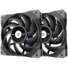 Thermaltake ToughFan 12 High Static Pressure Radiator Fan (2 Fan Pack) (CL-F082-PL12BL-A)