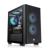 Thermaltake Versa H16 TG ARGB Mikro Torony Számítógépház - Fekete (CA-1Y8-00S1WN-02)