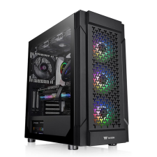 Thermaltake Versa T27 TG ARGB Számítógépház - Fekete számítógép ház